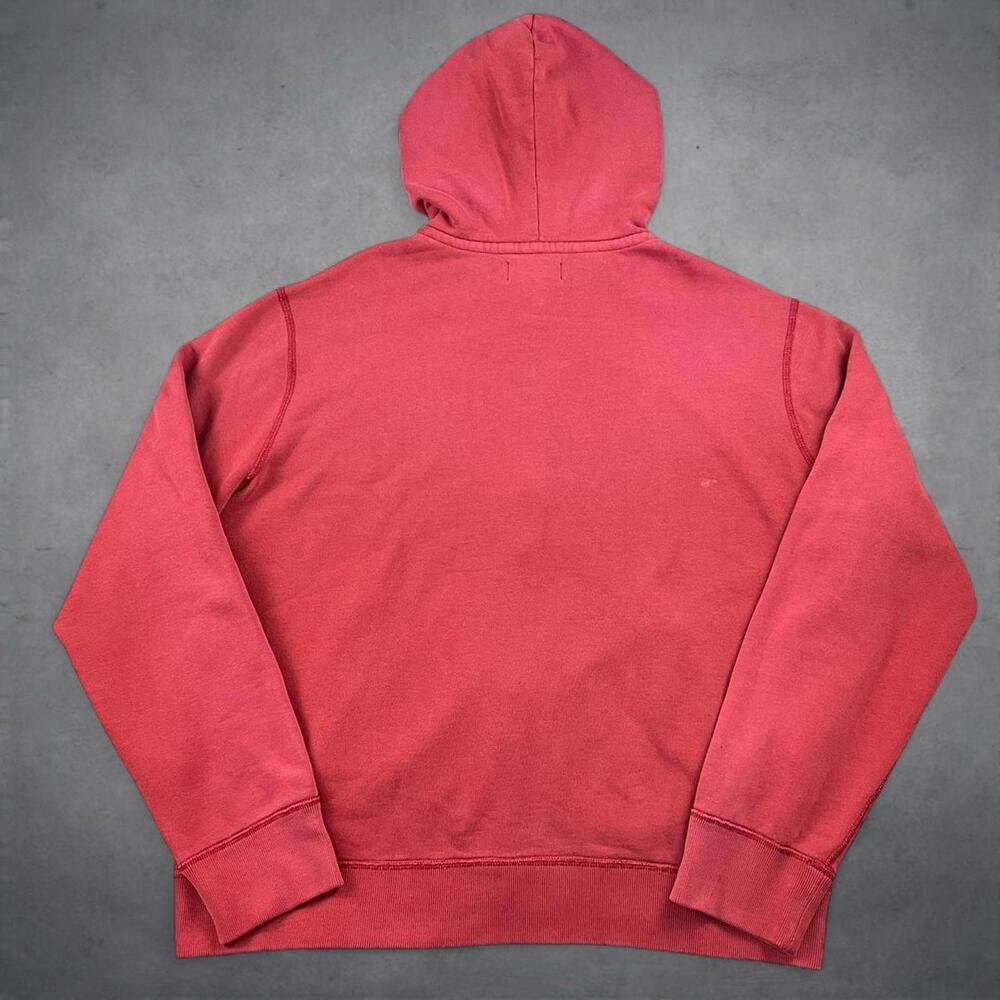 Polo Ralph Lauren Full Zip Hoodie Extra Large Red plaid lined hood vintage 90s - Picture 7 of 8